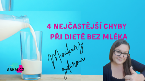 4 nejčastější chyby při dietě bez mléka, ABKM