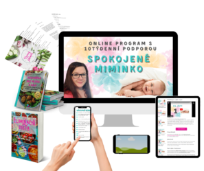 Spokojené miminko - Online program, který vás provede problematikou potravinových alergií u dětí od A do Z. Společně se pustíme do pátrání po potravinách, které vašemu miminku způsobují potíže, ať už se jedná o ekzém, časté ublinkávání, reflux, nebo krev ve stolici. Nastavíme výživný jídelníček a projdeme jednoduché kroky, které vás dovedou k cíli.